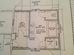 Our bathroom addition won't be anything incredibly big (we're adding about 140 square feet) or fancy but it will absolutely be 100 times better than our current bathroom. Master Bathroom Layouts Planning Ideas Lanewstalk Com Plumbing Plan For Attic Bathroo Master Bath Layout Master Bathroom Layout Bathroom Design Layout