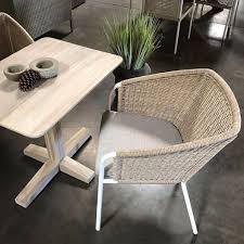 Becki Wicker Dining Chair Sherman Teak Dining Table Wicker Dining Chairs Teak Dining Table Dining Chairs