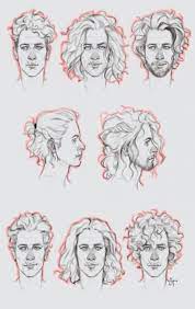 Drawing realistic afro hair was a tough one for me before and i always messed up. 44 Ideas For Hairstyles Men Curly Hair Curly Hair Drawing Boy Hair Drawing Hair Sketch