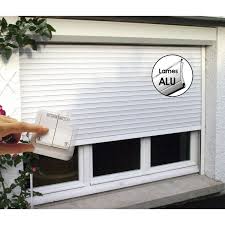Volet Roulant Motorise Filaire Excellence Aluminium Isole H 215 X L 240 Cm Volet Roulant Volet Encadrement De Fenetre