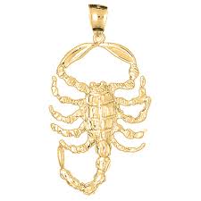 Free shipping on orders over $25 shipped by amazon. 10k 14k Or 18k Gold Scorpion Pendant Az2432dz