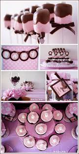Real Party Brown Pink Baby Shower The Cake Blog Pink Baby Shower Baby Shower Baby Shower Food