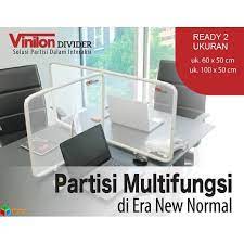 Sri interior adalah perusahaan yang membuat dan menjual kebutuhan furniture kantor mulai meja kerja kantor, partisi kantor sampai lemari atau rak kantor. Jual Table Divider Partisi Meja Kantor Sekat Meja Pembatas Meja Mika Jakarta Utara Snackcorneronline Tokopedia