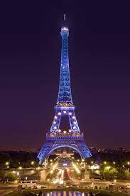 Eiffel tower from trocadero by night. File Tour Eiffel De Nuit Jpg Wikipedia