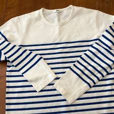 Kaws x uniqlo bff striped tee (us sizing) blue. Uniqlo Shirts Mens Uniqlo Striped Heavyweight Tee Poshmark