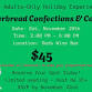 Gingerbread Confections and Cocktails event in Parkville, MD