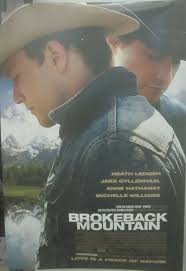 Canvas & framed ship free · freshly cut prices Brokeback Mountain Heath Ledger Original Promo Movi