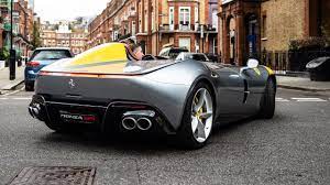 As many as 499 will be made and each will cost around $1.75 million each, according to car and driver. First 1 7 Million Ferrari Monza Sp1 Driving In London Youtube