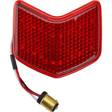 1940 Ford Passenger Car Red Led Tail Light Lens