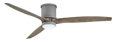 If you are installing the fan on a low ceiling, select a flush mount model. Best Selling Hinkley Hover Flush Mount Led 60 Indoor Outdoor Ceiling Fan In Graphite Accuweather Shop