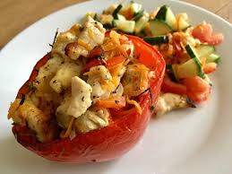 Gefullte Paprika Mit Hahnchen Ein Schmackhaftes Rezept Mit Bild Aus Der Kategorie Backen 27 Bewertungen O 4 0 Tags Ba Rezepte Gesunde Rezepte Leichte Kost