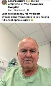 Wishing our very own Les Pountley all the good luck in the world and  wishing you a speedy recovery from all your Orange Family x