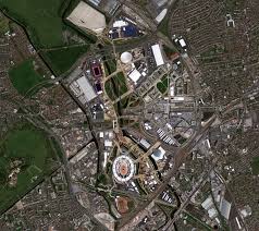The epicentre of the london 2012 olympic and paralympic games spans two million square metres of the lower lea valley. This Is What The Olympics Looks Like From Space Wired