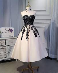 Sweetheart Neck Champagne Satin Mid Length Prom Dress Bridesmaid Dress From Sweetheart Dress Prom Dresses For Teens Lace Evening Dresses Prom Dresses