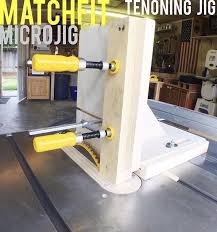 Table Saw Tenoning Jig Tenon Jig Woodworking Tools Table Saw