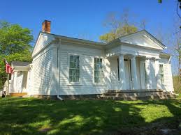 Finally Dupont House Is Finished Now My Two Week Countdown Begins Until The Indiana Landmarks Annual Members Spring O Open House Exterior Greek Revival