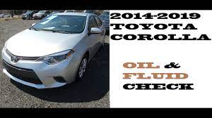 Changing the cvt transmission fluid on a 2014 toyota corolla. How To Check Oil Fluids In Toyota Corolla 2014 2019 Youtube