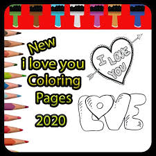 Printable love heart colouring pages. I Love You Coloring Book Love Coloring Pages 2020 For Android Apk Download