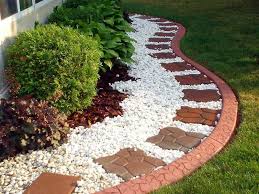 Flower Bed Edging Stone Ideas Home Sweet Home Stone Landscaping Rock Garden Landscaping Rock Garden Design