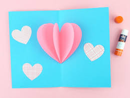 3d mothers day cards diy. Diy Pop Up Heart Mother S Day Card Fun365