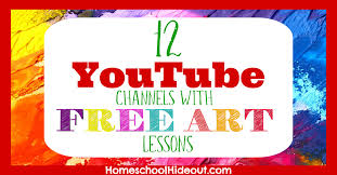 12 Art Lessons On Youtube Your Kiddos Will Love Homeschool Hideout To help you out, we've selected the 12 best youtube art channels to inspire you and improve your skills.