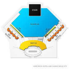 Hard Rock Hotel And Casino Sioux City 2019 Seating Chart