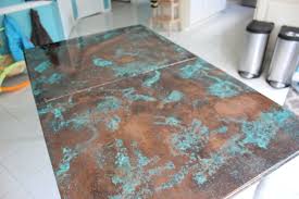 Coppertop Table Build Copper Table Copper Top Table Copper Countertops