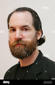 Artist Daniel Edwards poses during the opening night reception for his  sculpture "Monument to Pro-Life: The Birth of Sean Preston"