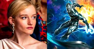 The first look at Julia Garner's Silver Surfer in TheFantasticFour has been  revealed in new footage from CinemaCon