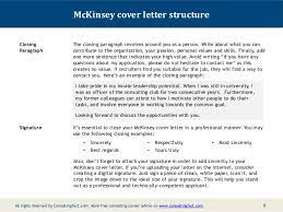 Mckinsey Cover Letter Sample