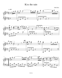 See the quick guide on how to read the letter notes the letter notes sheets posted on this blog are aimed at beginner musicians, most of them are simplified versions of the original songs, in order to. Yiruma Kiss The Rain Sheet Music For Piano Solo Musescore Com