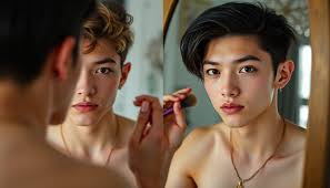 make him asian in his late 50s Prompts