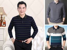 8+ Mẫu Áo Thun Dài Tay Nam Trung Niên Đẹp, Thời Trang Cho Quý Ông 5S  Fashion - 5SFASHION