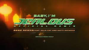 Открыть страницу «natti natasha» на facebook. Bebe Rexha Baby I M Jealous Feat Doja Cat Natti Natasha Remix Official Lyric Video Youtube