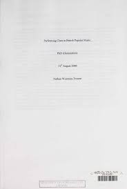 What are you doing here? Http Nectar Northampton Ac Uk 12539 1 Performing Class In British Popular Music Wiseman Trowse N 2006 20163441 Web Pdf