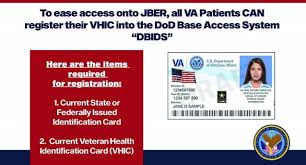 Veteran health identification card (vhic). Joint Base Elmendorf Richardson Jber Veterans With Their Veteran Health Identification Card Can Shop At The Commissary And The Base Exchange And Eat At The Dining Facilities On Base But Did