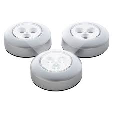 3 Led Anywhere Stick On Lights The Container Store