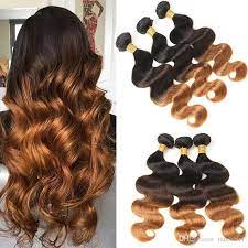 T1b 4 30 Ombre Body Wave Raw Indian Remy Hair Weave Bundles 3 Tone Black Brown Blonde Malaysian Human Hair Bundles Brazilian Remy 1b 4 27 From Rarehair1 54 48 Weave Hairstyles Indian Hair Weave Black