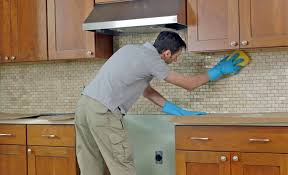 how to install a tile backsplash the