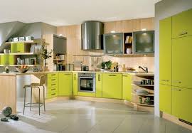 lime green kitchen
