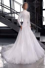 فساتين زفاف جديده للمحجبات روعه ٢٠١٩ فساتين للمحجبات للافراح Online Wedding Dress High Neck Wedding Dress Find Wedding Dress