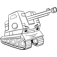 Mobil tank adalah kendaraan tempur darat yang sangat tangguh dan kuat karena sebagian besar material pembuatnya terbuat dari lapisan baja yang tebal. Mewarnai Gambar Mobil Tank Militer Warna Gambar Lucu