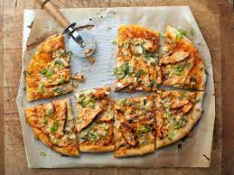 Wingless Buffalo Chicken Pizza Recipe Chicken Pizza Recipes Buffalo Chicken Pizza Recipe Food Network Recipes