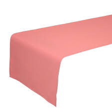 Coral Table Runner 14 X 108 Inches Coral Table Runners Wholesale Table Linens Wedding Decorations Wedding Table Decor