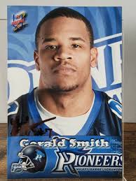 Gerald Smith AUTOGRAPHED 4x6 photo- Penn State AF2 Scranton Wilkes Barre  Pioneer