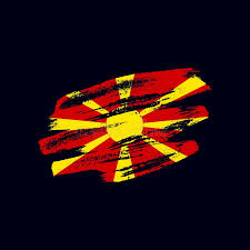 The red and yellow colors have long been associated with macedonia. Vector Grunge Textured Macedonian Flag Stock Vector Illustration Of Navy Closeup 138850271