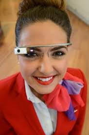 Virgin Atlantic use 'Google Glass'