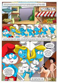 Palcomix] Blue Exposure District (The Smurfs) | Porn Comics