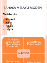 Berbanding bahasa sanskrit dan bahasa jawabahasa persuratandigunakan oleh kerajaan melayu dalam menjalinkan hubungan. Bahasa Melayu Moden
