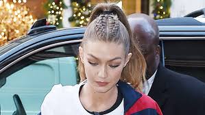 How to do a dutch mohawk braid to a ponytail want to use our curler? Gigi Hadid S Braided Ponytail Is A Great Winter Hairstyle Allure